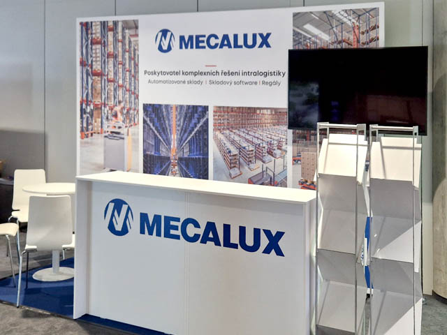 prezentační stánek Mecalux