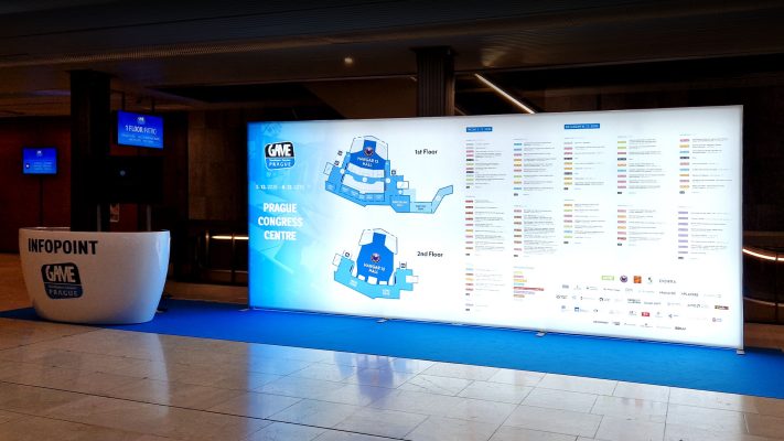 světelná stěna GDS